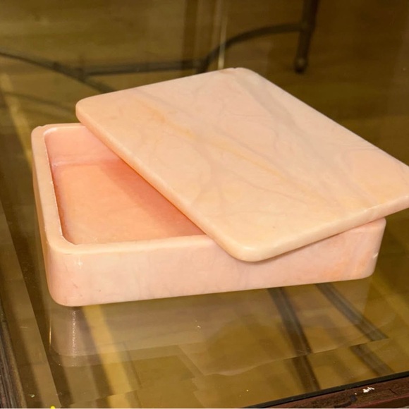 Pink Marble Trinket Box - Picture 2 of 3